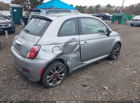 3C3CFFKR4HT527746 2017 FIAT 500 Серый Задняя правая четверть