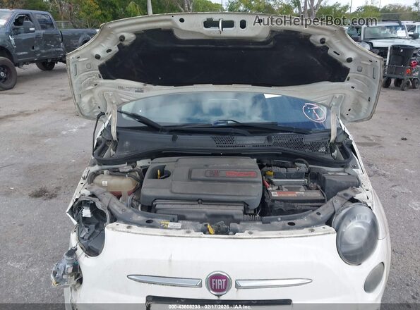 3C3CFFKRXHT530165 2017 FIAT 500 White Հետևի տեսք