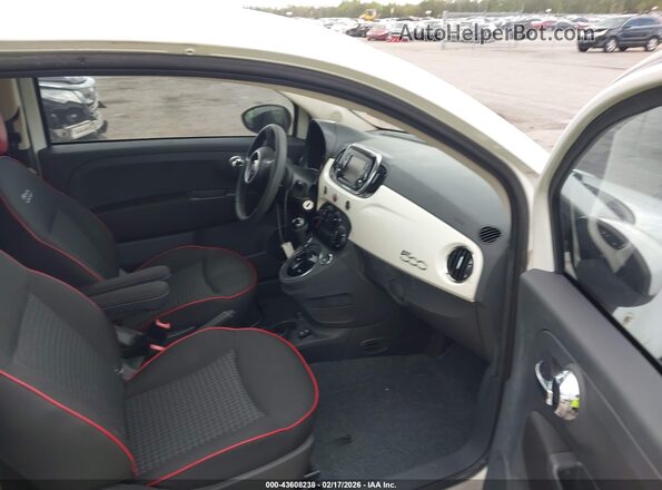 3C3CFFKRXHT530165 2017 FIAT 500 White Սալոնի դիմացի տեսք