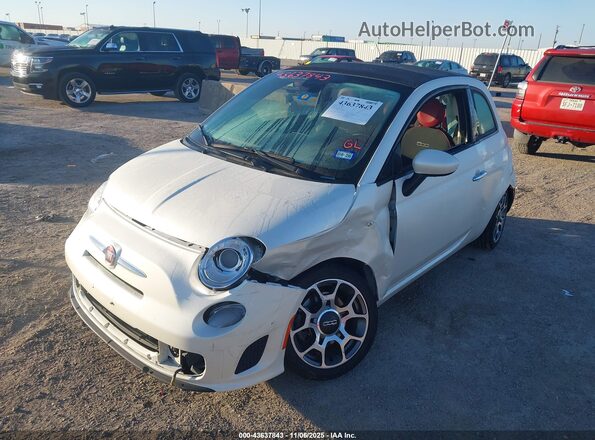 3C3CFFLH8JT425782 2018 FIAT 500C White Vista frontal