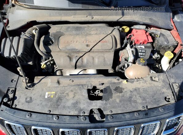 3C4NJCBB1LT130413 2020 JEEP COMPASS Red Вид підкапотного простору