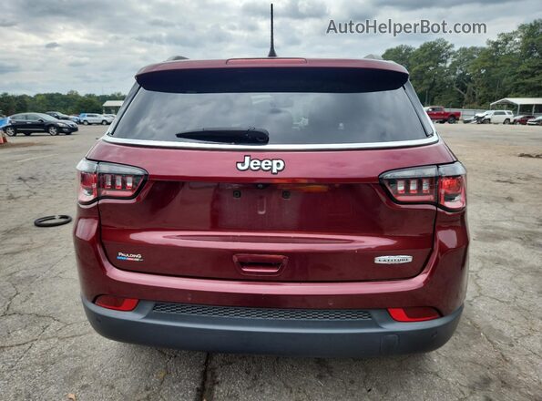 3C4NJCBBXLT257161 2020 JEEP COMPASS Maroon Հետևի տեսք
