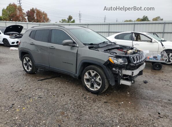 3C4NJCCBXKT777843 2019 JEEP COMPASS Gray Առջևի աջ