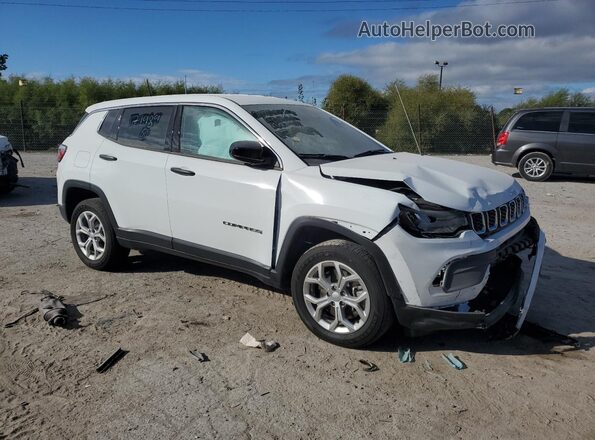 3C4NJDAN3RT171989 2024 JEEP COMPASS White Przód prawy