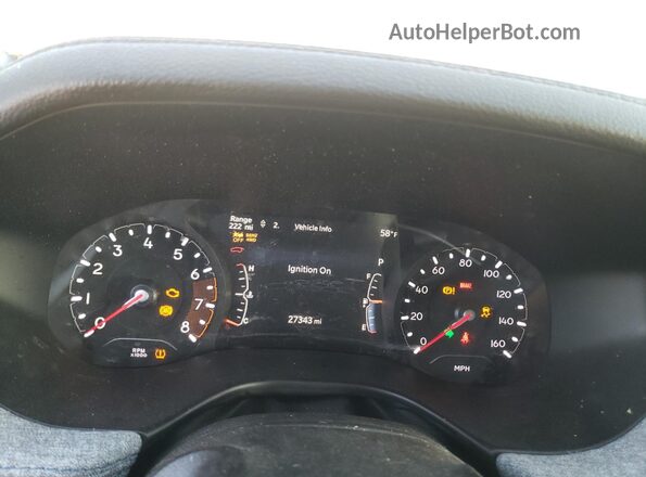 3C4NJDAN8RT162415 2024 JEEP COMPASS Gray Widok zestawu wskaźników