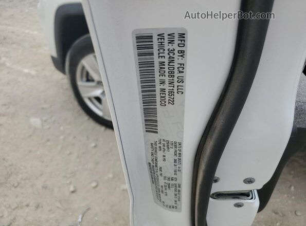 3C4NJDBB1NT165722 2022 JEEP COMPASS White Вид підкапотного простору