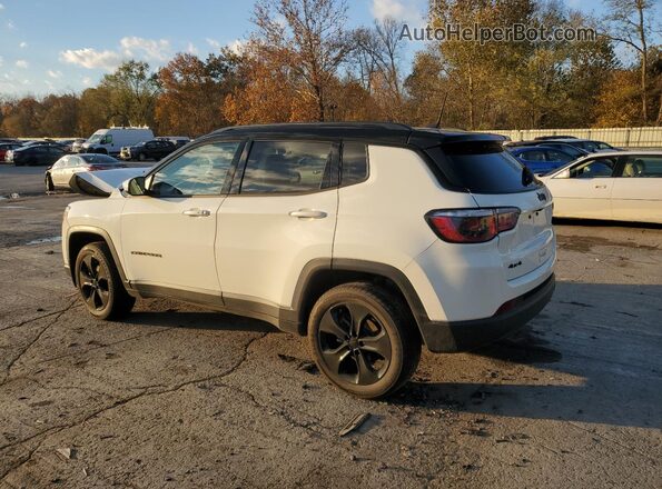 3C4NJDBB4LT164884 2020 JEEP COMPASS White Trasero izquierdo