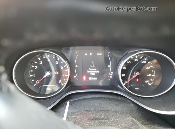 3C4NJDBB4LT164884 2020 JEEP COMPASS White Vista del cuadro de instrumentos