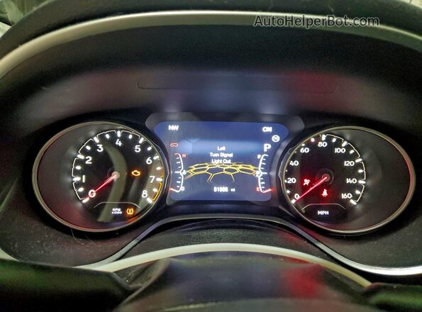 3C4NJDBB5LT109084 2020 JEEP COMPASS Silver Вид щитка приладів