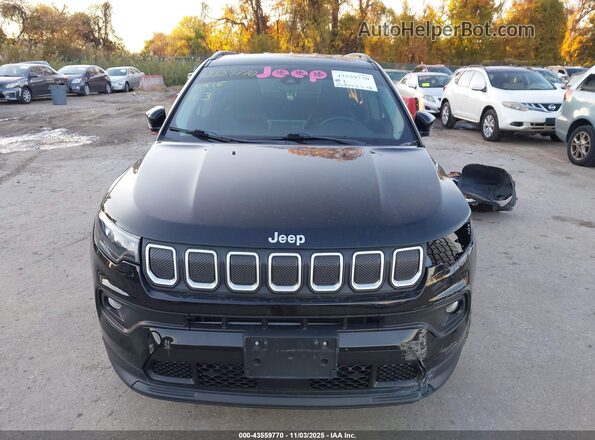 3C4NJDBB7NT114645 2022 JEEP COMPASS Black უკანა სალონის ხედი