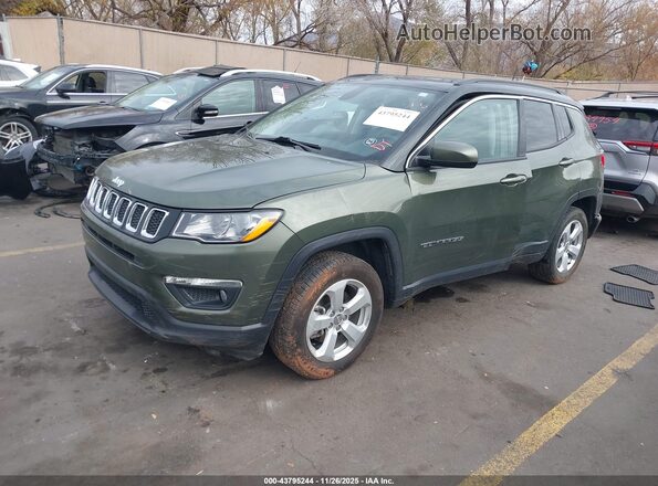 3C4NJDBB8KT740894 2019 JEEP COMPASS Зеленый Передняя левая четверть