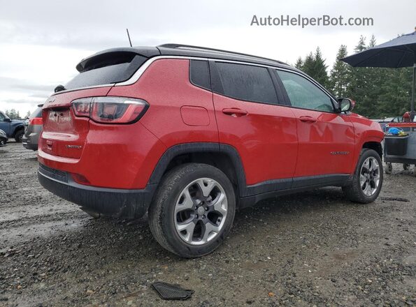 3C4NJDCB3LT132569 2020 JEEP COMPASS Red Задня права чверть