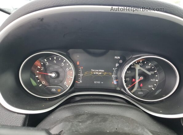 3C4NJDCB3LT182436 2020 JEEP COMPASS Красный Вид щитка приборов