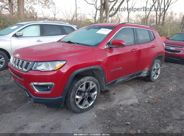3C4NJDCB4HT629332 2017 JEEP NEW COMPASS Red Vista tres cuartos delantera izquierda