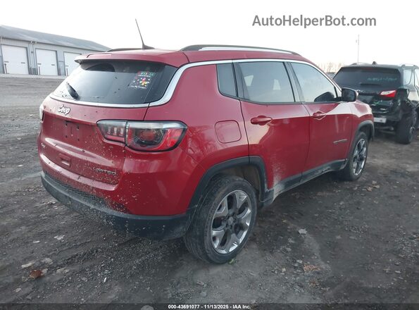 3C4NJDCB4HT629332 2017 JEEP NEW COMPASS Red Trasero derecho