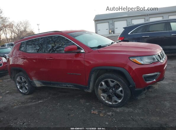 3C4NJDCB4HT629332 2017 JEEP NEW COMPASS Red Vista interior trasera