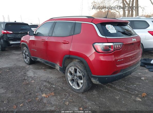 3C4NJDCB4HT629332 2017 JEEP NEW COMPASS Red Trasero izquierdo