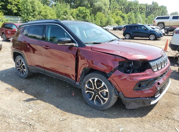 3C4NJDCB5NT171568 2022 JEEP COMPASS Красный Передняя правая четверть