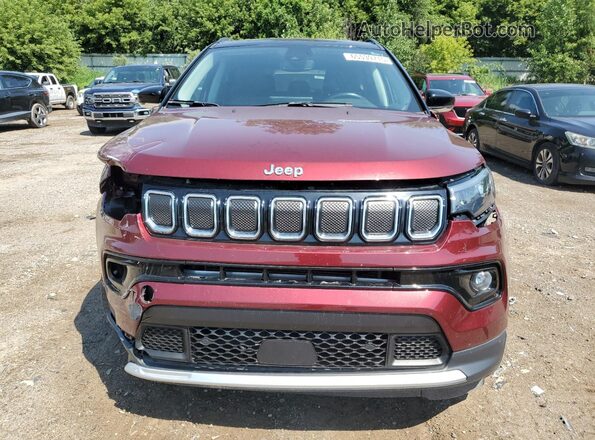 3C4NJDCB5NT171568 2022 JEEP COMPASS Красный Вид спереди