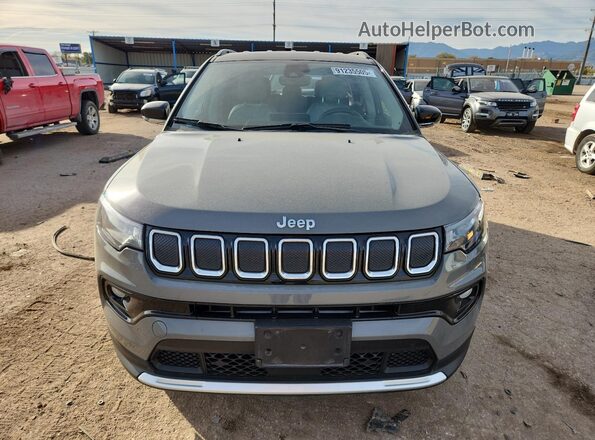3C4NJDCB7NT168803 2022 JEEP COMPASS Gray Front view