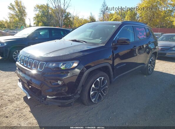 3C4NJDCB7NT193748 2022 JEEP COMPASS Black Front left