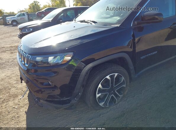 3C4NJDCB7NT193748 2022 JEEP COMPASS Black Front view