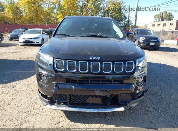 3C4NJDCB7NT193748 2022 JEEP COMPASS Black Instrument cluster view