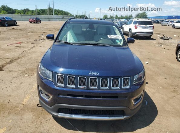 3C4NJDCBXLT163897 2020 JEEP COMPASS Blue Вид спереду