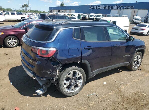 3C4NJDCBXLT163897 2020 JEEP COMPASS Blue Задня права чверть