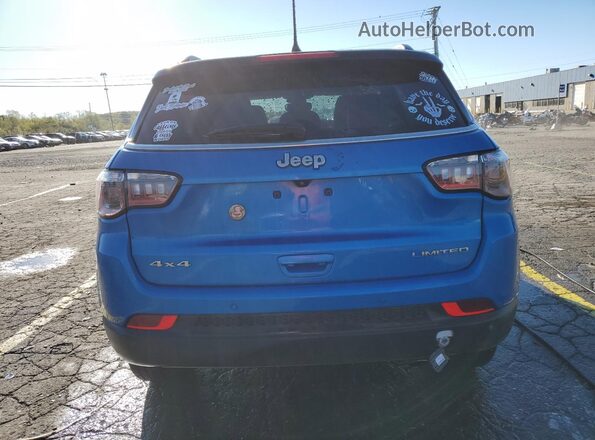 3C4NJDCBXNT136640 2022 JEEP COMPASS Синий Вид сзади