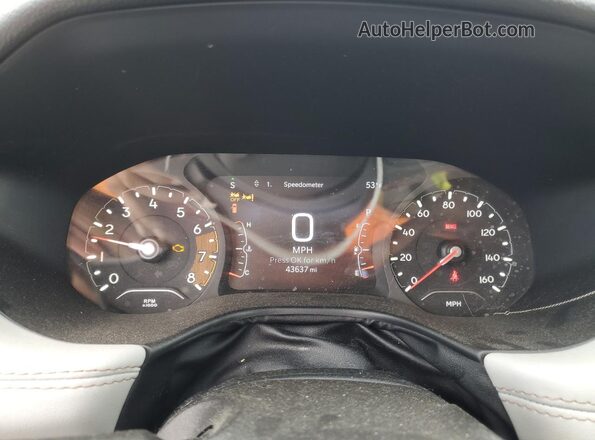 3C4NJDCBXNT136640 2022 JEEP COMPASS Синий Вид щитка приборов