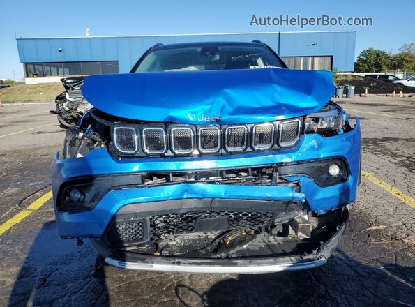 3C4NJDCBXNT136640 2022 JEEP COMPASS Синий Вид спереди