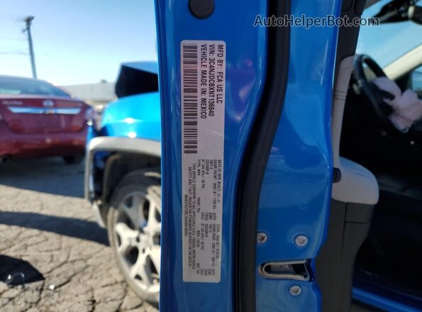 3C4NJDCBXNT136640 2022 JEEP COMPASS Синий Вид наклейки с VIN-кодом