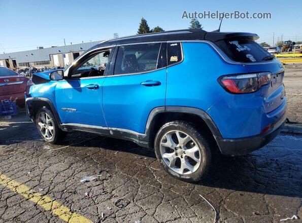 3C4NJDCBXNT136640 2022 JEEP COMPASS Синий Задняя левая четверть