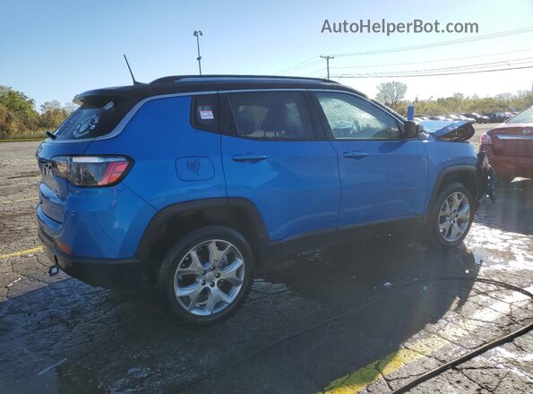 3C4NJDCBXNT136640 2022 JEEP COMPASS Синий Задняя правая четверть