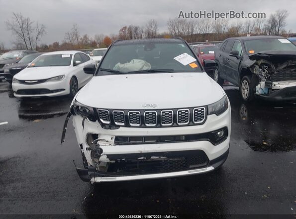 3C4NJDCN3RT114298 2024 JEEP COMPASS White Widok zestawu wskaźników