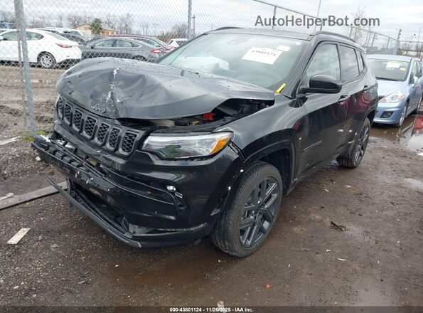 3C4NJDCN5ST539480 2025 JEEP COMPASS Black Առջևի ձախ երեք քառորդ տեսարան