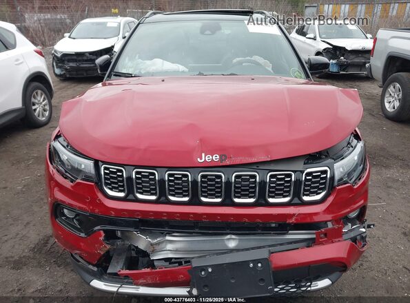 3C4NJDCN9ST501251 2025 JEEP COMPASS Red Առջևի վահանակի տեսք