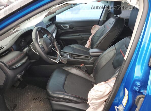 3C4NJDDB0NT165708 2022 JEEP COMPASS Blue წინა სალონის ხედი