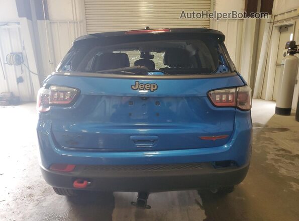 3C4NJDDB0NT165708 2022 JEEP COMPASS Blue უკანა ხედი