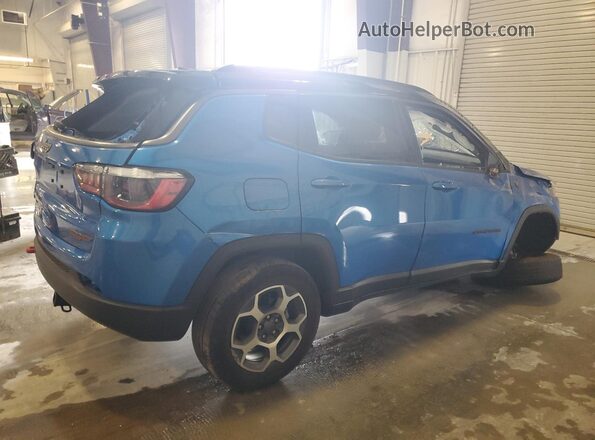 3C4NJDDB0NT165708 2022 JEEP COMPASS Blue უკანა მარჯვენა