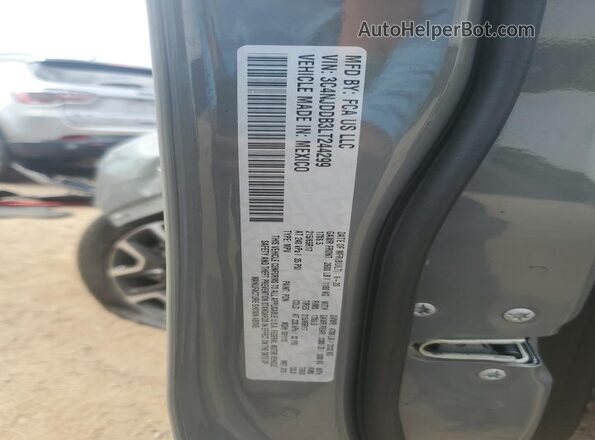 3C4NJDDB3LT244299 2020 JEEP COMPASS Серый Вид наклейки с VIN-кодом
