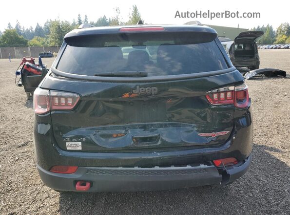 3C4NJDDBXLT177877 2020 JEEP COMPASS Black Вид ззаду