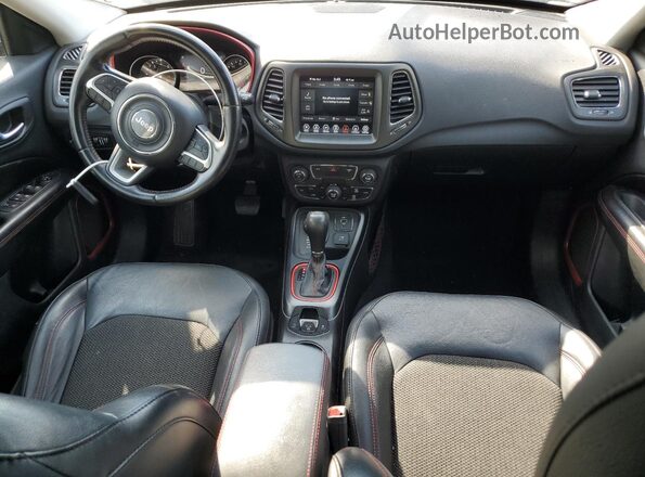 3C4NJDDBXLT177877 2020 JEEP COMPASS Black Вид панелі приладів