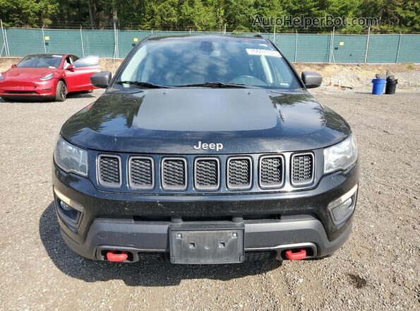 3C4NJDDBXLT177877 2020 JEEP COMPASS Black Вид спереду