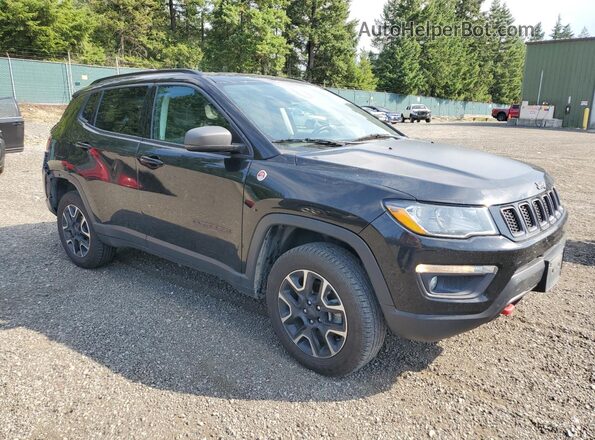 3C4NJDDBXLT177877 2020 JEEP COMPASS Black Передня права чверть