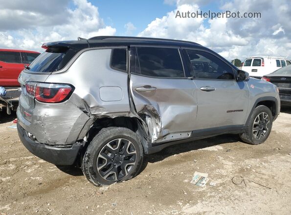 3C4NJDDBXLT208173 2020 JEEP COMPASS Серый Задняя правая четверть
