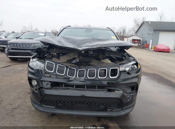 3C4NJDFB1NT128146 2022 JEEP COMPASS Black Instrument cluster view