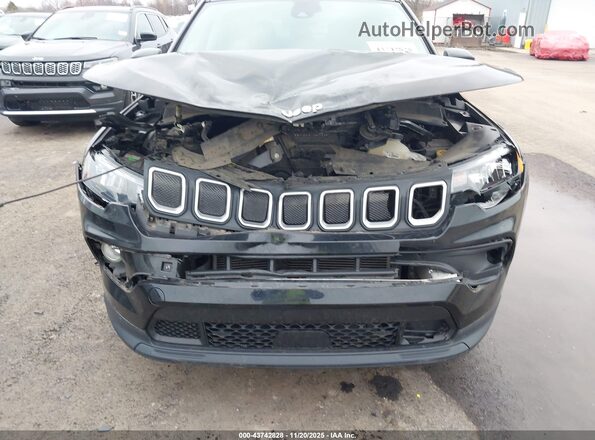 3C4NJDFB1NT128146 2022 JEEP COMPASS Black Front view