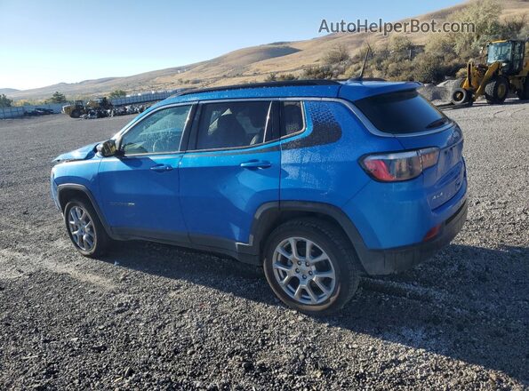 3C4NJDFB1NT195801 2022 JEEP COMPASS Blue Հետևի ձախ
